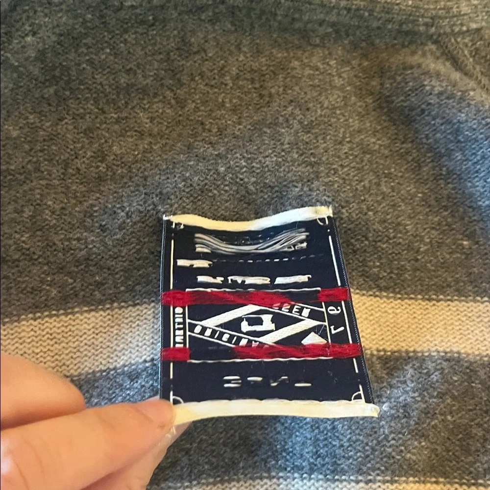 GANT Original Rugger Striped Lambswool Zip Up Hoodie, size 2XL